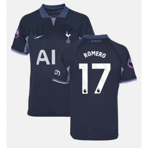Tottenham Hotspur Cristian Romero #17 Replika Udebanetrøje 2023-24 Kortærmet